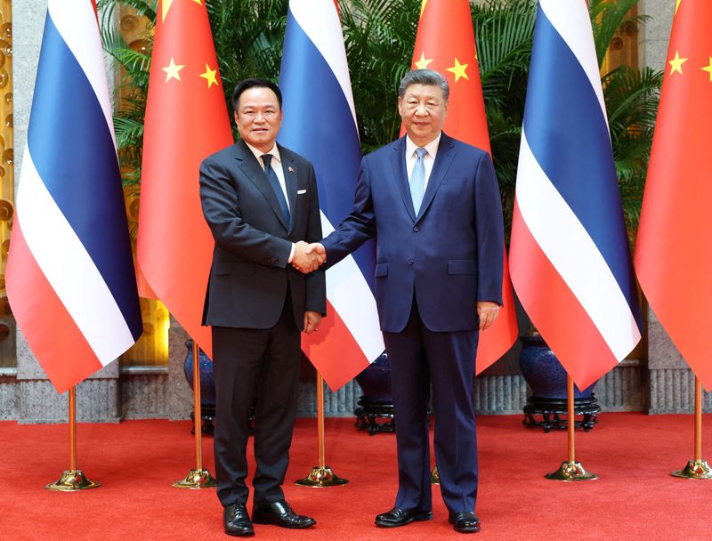 中国とタイ、技術分野で協力強化へ 「共通の繁栄」で共同声明