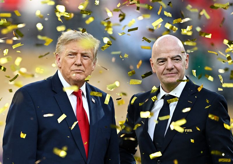 トランプ氏、FIFA株式売却計画巡り会長と協議せず