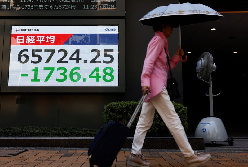 日経平均は大幅続落、AI株が下げ主導 金利先高観重し